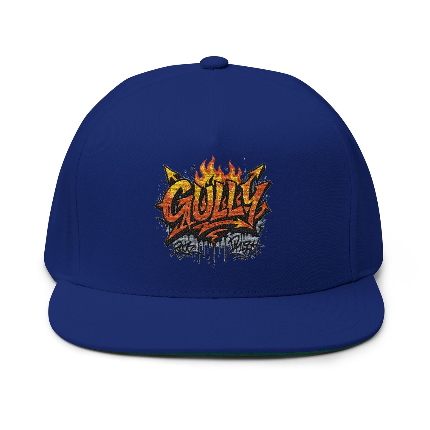 Gully Graffiti Snapback – Black Flame Edition