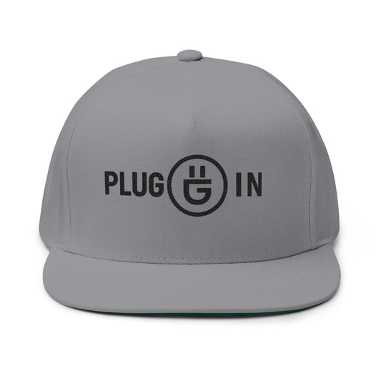 Plug In Snapback - Minimal Charge Edition White Cap