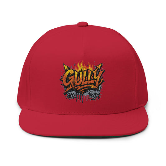 Gully Graffiti Snapback – Black Flame Edition