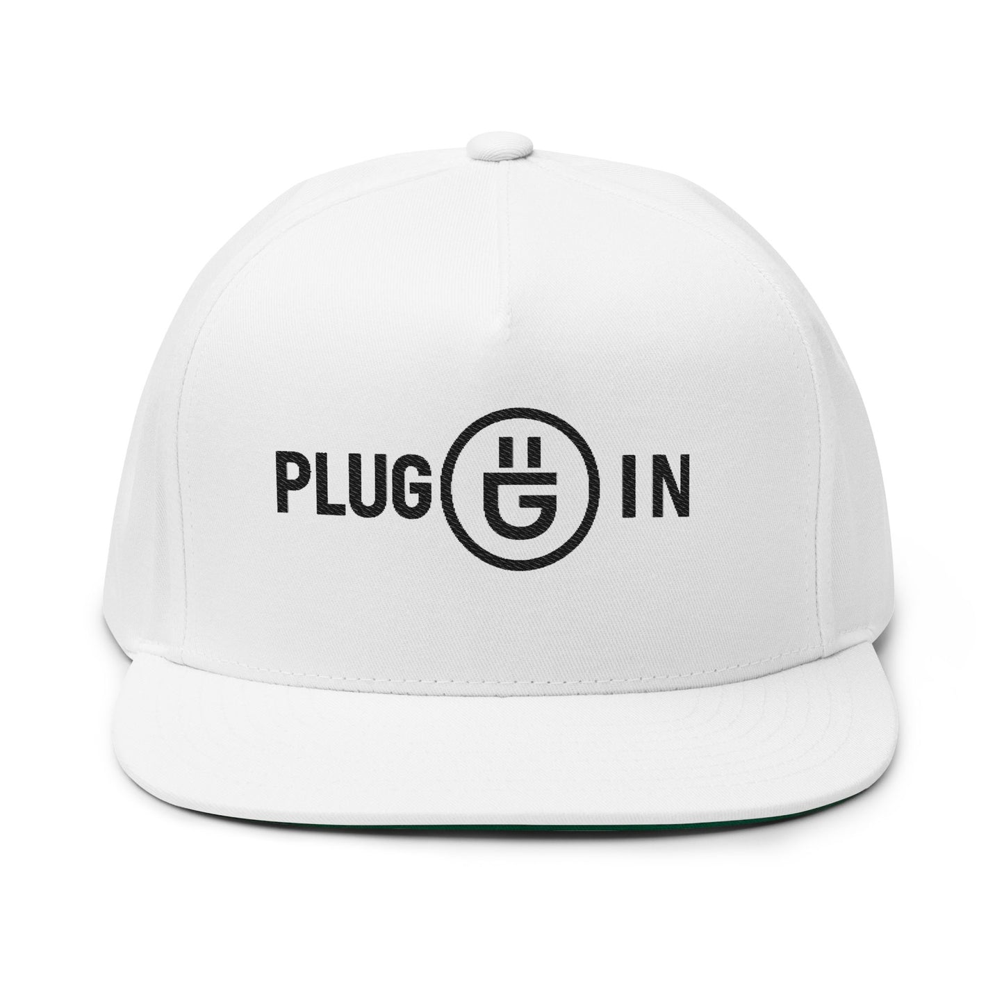 Plug In Snapback - Minimal Charge Edition White Cap